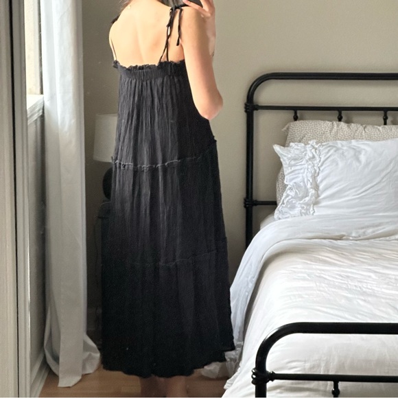 Altar’d state black cami maxi dress size small - Picture 5 of 8